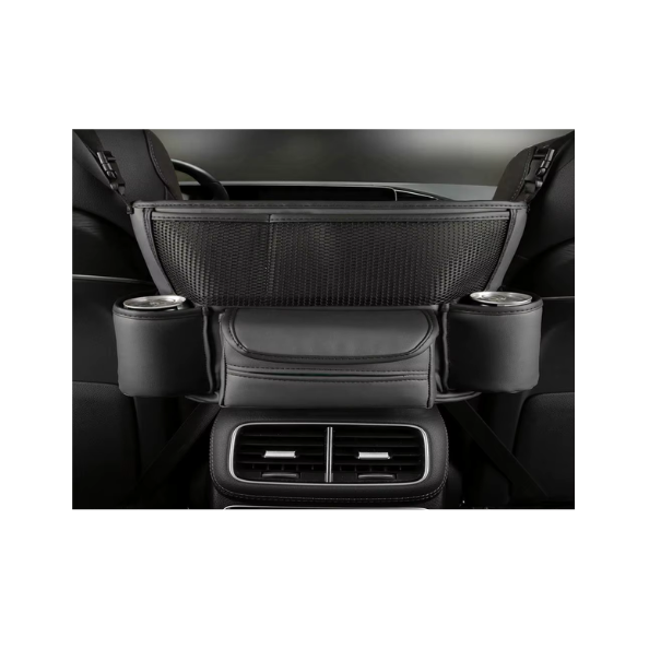 De DrivePocket is een praktische organizer die voorkomt dat spullen tussen je stoel en middenconsole vallen.