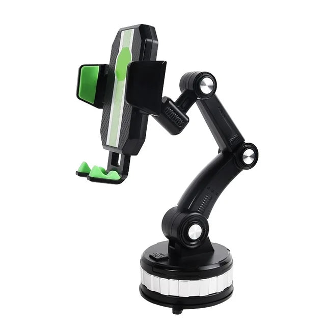 Magnetische telefoonhouder met sensorgrip. Veilig, stevig en luxe – werkt met één handbeweging.