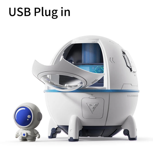 Mini USB Luchtbevochtiger “Space Capsule” – Stil & Compact