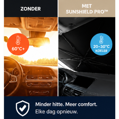 Houd je auto koel en beschermd tegen de zon, zonder gedoe.